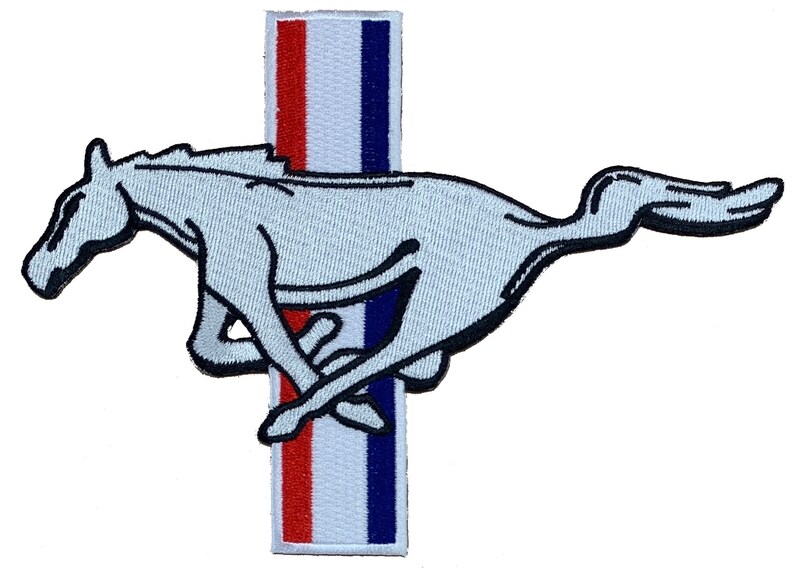 Vintage Style Mustang Patch Etsy