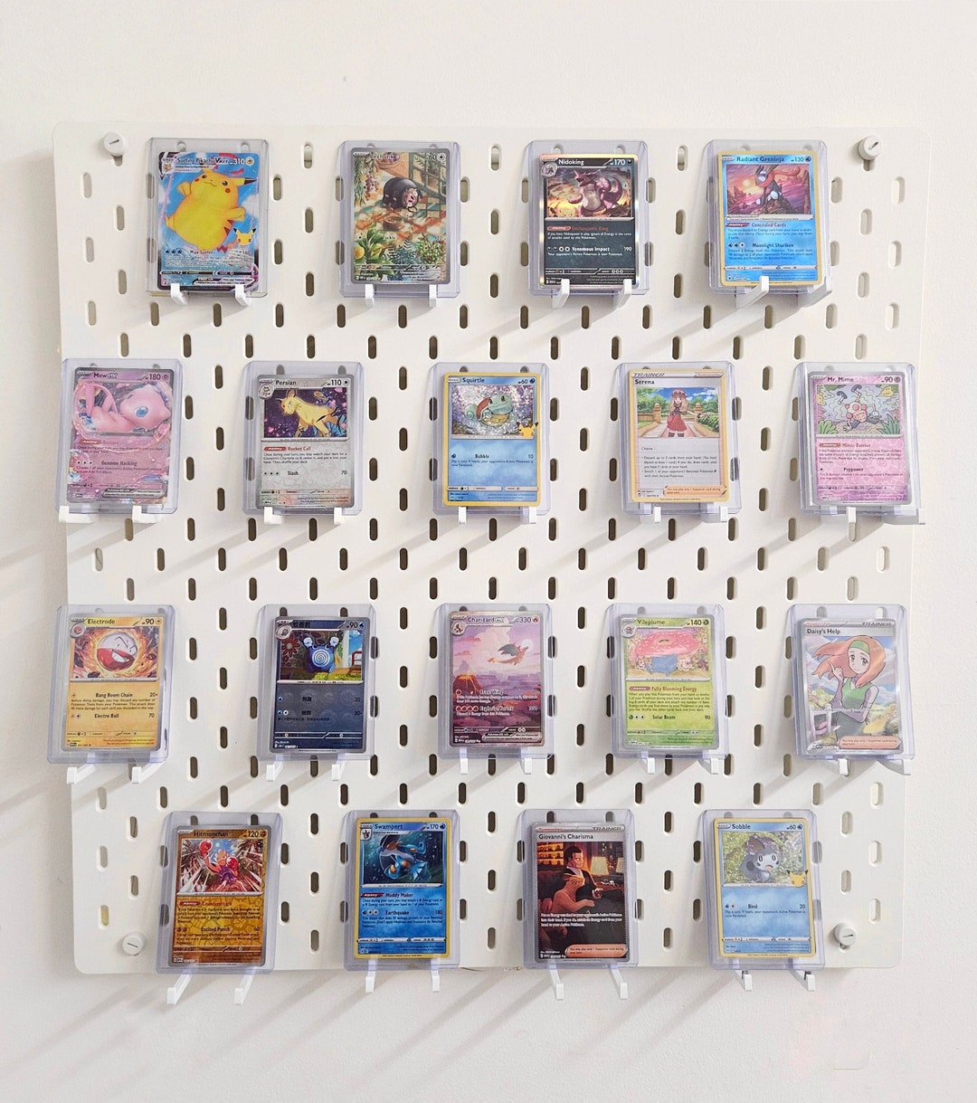 TCG Display Holder IKEA SKÅDIS Uppsel Pegboard Accessory Toploader One