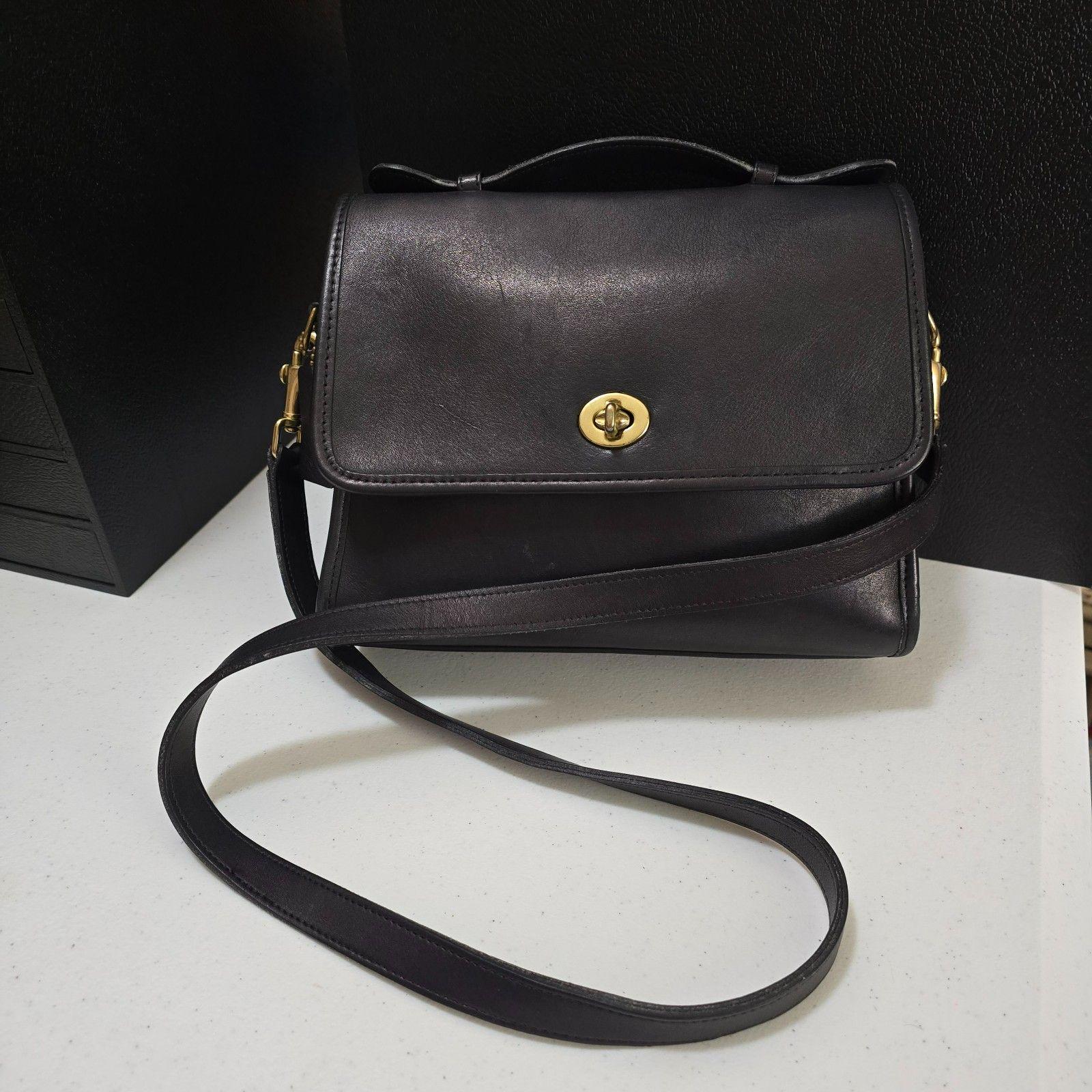 バッグ vintage coach old archive ジュリエット ボストン 黒
