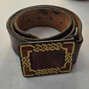 Harmony Metal Vintage Brass Belt - Etsy display picture 1
