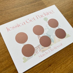 Carte à gratter surprise des fêtes | Cadeau surprise de carte à gratter | Carte à gratter cadeau d'anniversaire | Carte à gratter de NoëlH