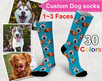 custom dog socks etsy