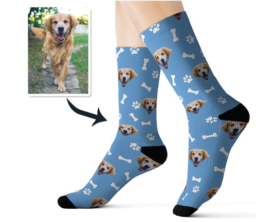 Customized Dog Socks Put Your Cute Dog on Custom Socks Dog Lovers