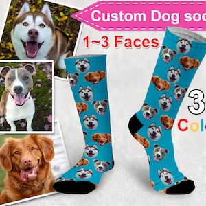  Ulikelife Custom Dog Socks, Turn Your Pup Pet Photo into  Personalized Interesting Custom Socks for Kids Women Black M : Clothing,  Shoes & Jewelry