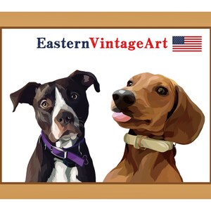 Benutzerdefinierte Pet Portrait Digital Download, Pet Memorial, Pet Portrait, Haustier Geschenk, Katze Portrait, Haustier Illustration, benutzerdefinierte Hund Portrait, Katze Kunst