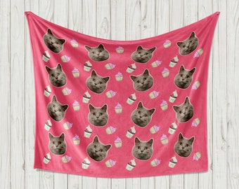personalized cat blanket