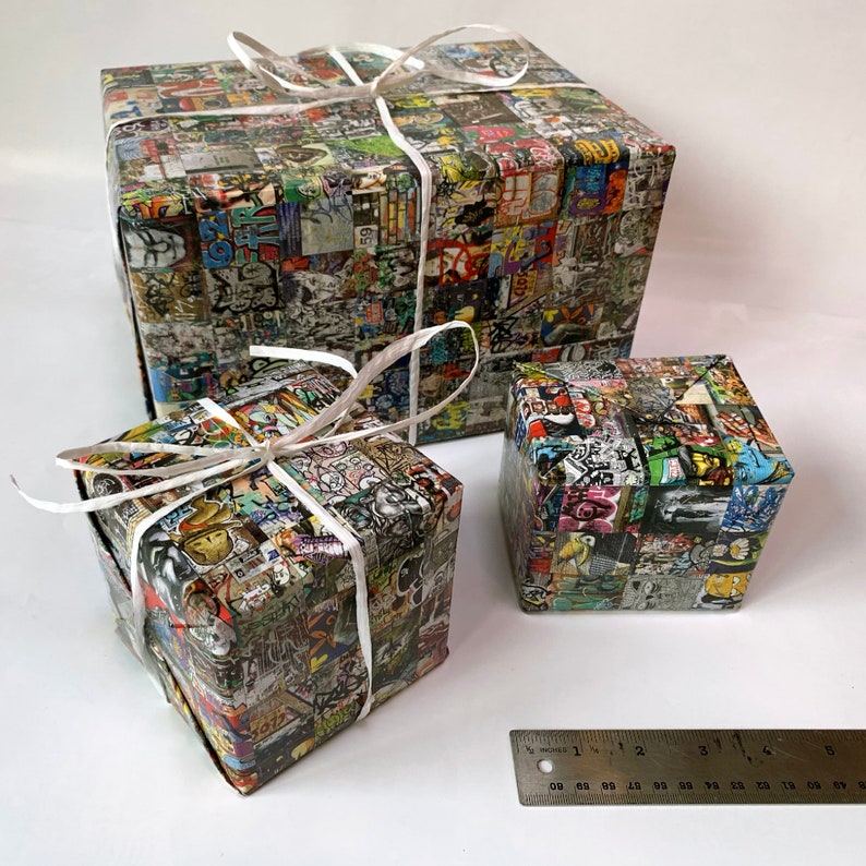 Graffiti Wrapping Paper Berlin Street Art Graffiti Gift Etsy