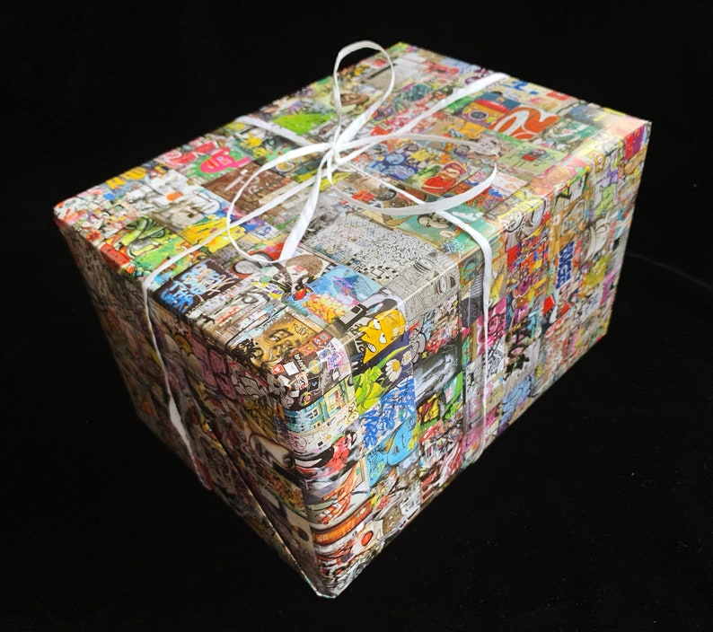 Graffiti Wrapping Paper Berlin Street Art Graffiti Gift Etsy