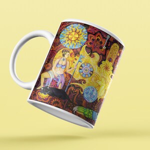Dragon Mug, Witch Mug, Galaxy Mug, Witchy Mug, Mystical Gift