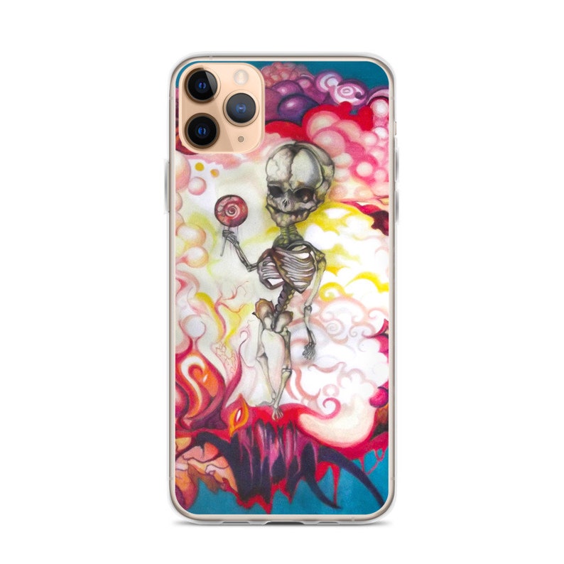 Skeleton Skull iPhone Case Goth Cell Phone Case