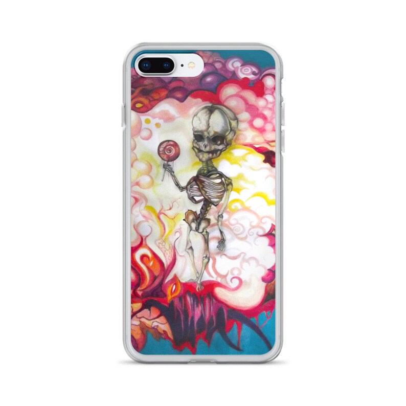 Skeleton Skull iPhone Case Goth Cell Phone Case