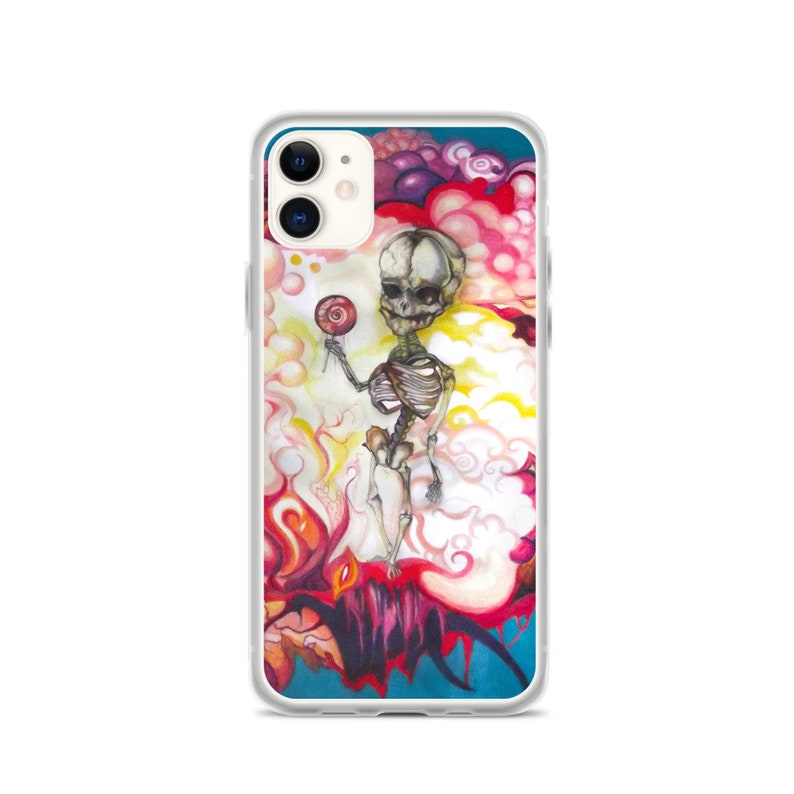 Skeleton Skull iPhone Case Goth Cell Phone Case