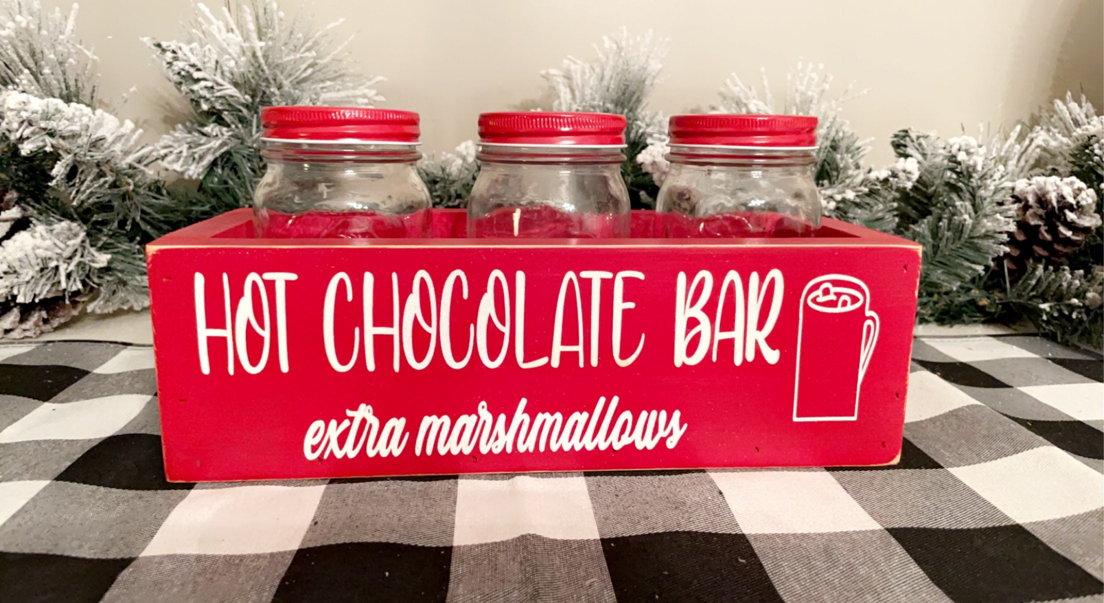 Hot Cocoa Bar, Hot Chocolate Station, Perfect for Hot Chocolate