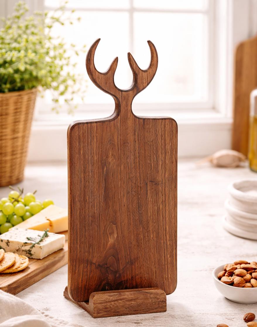 レジン　メープル　カッティングボード ハンドメイド FOREST ANTLER Custom Handmade Antler Cutting Board, Solid Walnut - Etsy