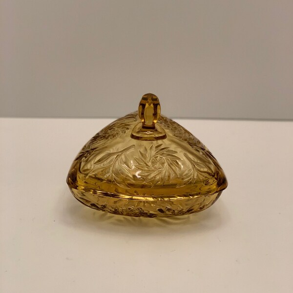 Amber Pinwheel Glass Etsy