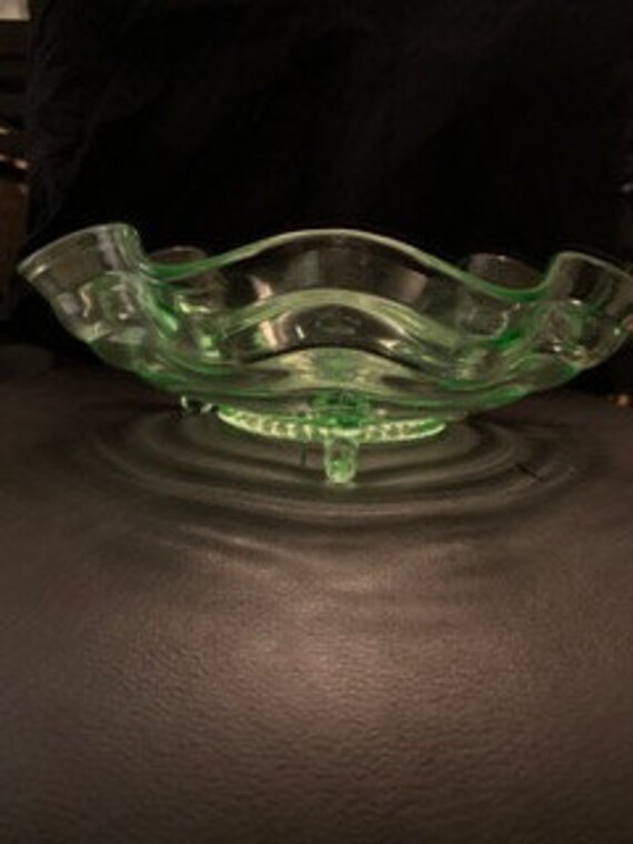 Green DepressionVaselineUranium Glass Green Vaseline Uranium Depression Glass