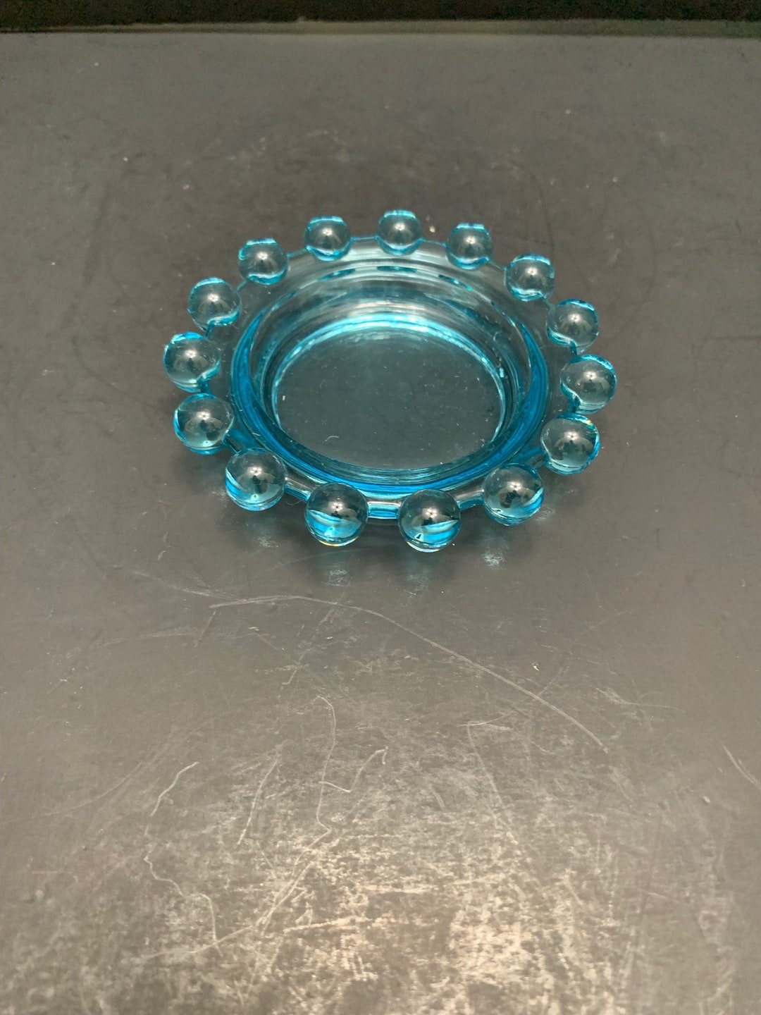 Aquamarine Boopie Candlewick Ashtray 1 X 4 Etsy