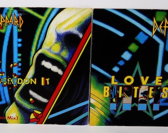 Def Leppard レコード Vintage 1988 80s Phonogram Def Leppard - Armageddon It (the