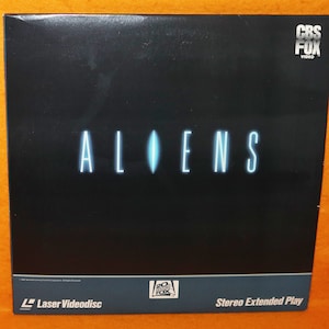 Vintage 1987 80s CBS/Fox Video Aliens Stereo Extended Play Double Videodisc LaserDisc (Laser Disc) LD NTSC