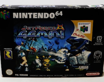 Vintage 1999 90s Nintendo 64 N64 Jet Force Gemini Video Game Boxed