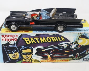 Vintage Collection 1960s Corgi metal 267 Batmobile batman