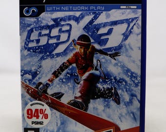 Vintage 2003 Sony Playstation 2 PS2 SSX 3 Snowboarding Video Game