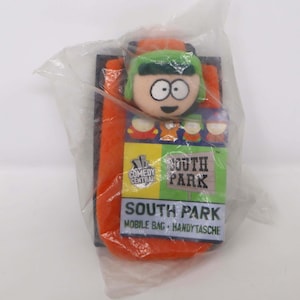 Vintage 1990s A La Carte Comedy Central South Park 3D Kenny Plush Mobile Phone Bag Case Pouch Sealed