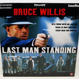 Vintage 1997 90s Pioneer Bruce Willis Last Man Standing Widescreen Edition Laser Disc (Laserdisc) LD CLV Stereo Pal Mint Sealed Rare Retro