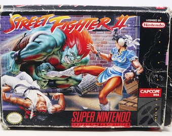 Vintage 1991 90s Super Nintendo Entertainment System SNES Street