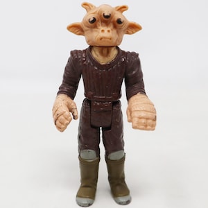 Vintage 1983 80s Kenner Star Wars El regreso del Jedi ROTJ Ree-Yees Figura de acción Retro
