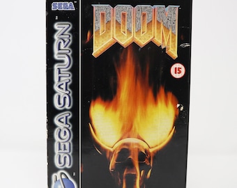 Boîte Seule Doom Sega Saturn - édition 1996 PAL - Assez Bon état - Sans Jeu