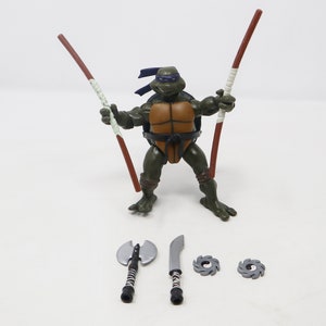 Vintage 2002 Playmates Toys Teenage Mutant Ninja Turtles (TMNT) Donatello Action Figure Complete