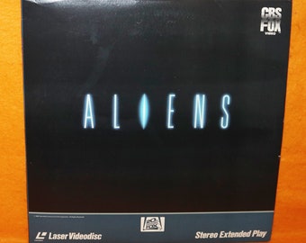 Vintage 1987 80s CBS/Fox Video Aliens Stereo Extended Play Double Videodisc LaserDisc (Laser Disc) LD NTSC