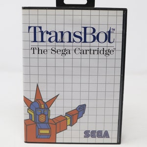 Vintage 1986 80s Sega Master System Trans Bot (Transbot) Cartridge Video Game Pal