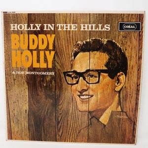 Vintage 1965 jaren 60 Coral Records Buddy Holly & Bob Montgomery - Holly In The Hills 12&quot; LP-album vinylplaat UK versie zeldzaam