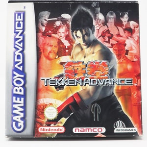 Vintage 2001 Nintendo Game Boy Advance Tekken Advance Cartridge Video Game Boxed Pal image 1