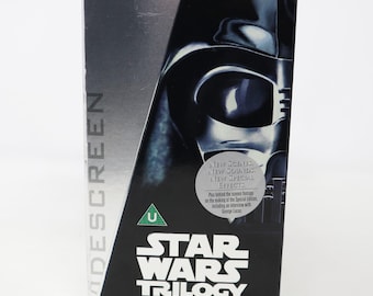 Vintage 1997 Star Wars Trilogy Special Edition VHS Video Breitbild Box Set Boxed Die Imperium schlägt zurück Die Rückkehr Der Jedi Retro Versiegelt