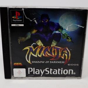 Vintage 1998 90s Playstation 1 PS1 Ninja Shadow of Darkness Video