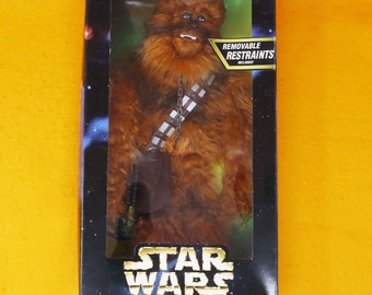 Vintage 1998 Hasbro Star Wars The Kenner Collection Chewbacca In Chains Fully Poseable 12&quot; Action Figure Mint Boxed Sealed MISB