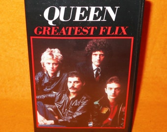 Vintage 1981 80s Picture Music International Queen Greatest Flix VHS (Video Home System) Tape