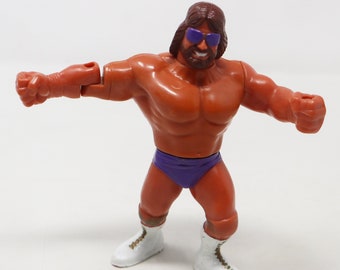Vintage 1991 90s Hasbro WWF Wrestling Series 3 "Macho Man" Randy Savage With Macho Masher! Action Figure