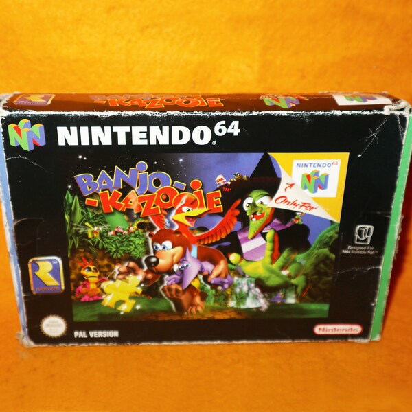 Banjo-Kazooie Sur Nintendo 64 - PAL, Complet, état Proche Du Neuf