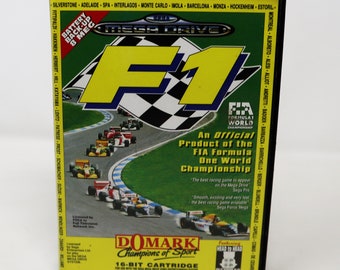 Vintage 1993 90s Sega Mega Drive Megadrive F1 Domark Champions of
