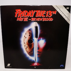 Vintage 1988 80s Paramount Home Video Friday The 13th Part VII - The New Blood Extended Play Stereo LaserDisc (Laser Disc) NTSC Rare Horror