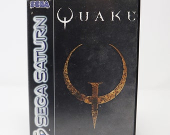 Vintage 1997 90s Sega Saturn Quake Video Game Pal & French Secam 1 Player