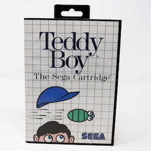 Vintage 1986 80s Sega Master System Teddy Boy The Sega Cartridge Video Game Pal Version 1-2 Players Arcade