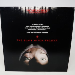 Vintage 1999 90-tals Pioneer Artisan Home Entertainment The Blair Witch Project Extended Play Stereo LaserDisc (Laser Disc) NTSC Sällsynt Skräck