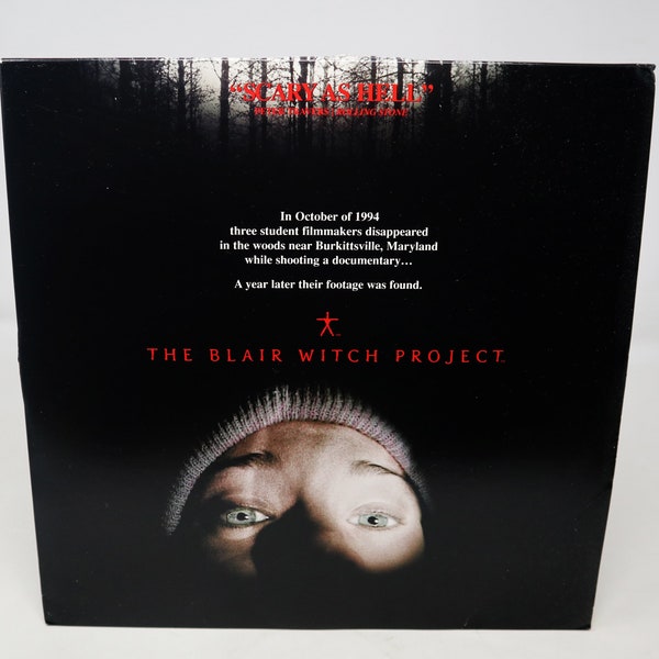 Vintage 1999 90s Pioneer Artisan Home Entertainment The Blair Witch Project Extended Play Stereo LaserDisc (Laser Disc) NTSC Rare Horror