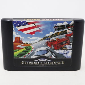 Vintage 1992 90s Sega Mega Drive Megadrive Turbo Outrun 2 16-bitowy wkład wideo z grą Pal