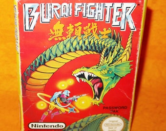 Vintage 1991 90s Nintendo Entertainment System NES Burai Fighter Video Game Boxed Pal